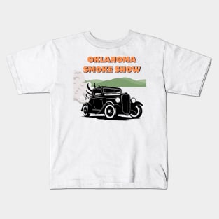 Oklahoma smoke show Kids T-Shirt